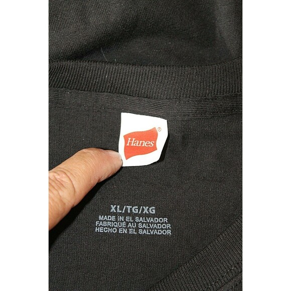 Charlotte Hornets T Shirt NBA 30th Anniversary 2018 Team Promo Black Size XL - Picture 6 of 6